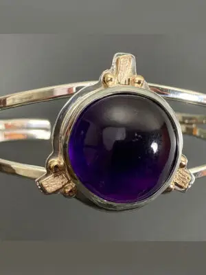 B-2202 Amethyst Cuff