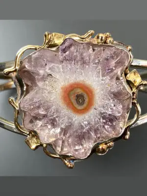B-2201 Amethyst Stalactite Cuff