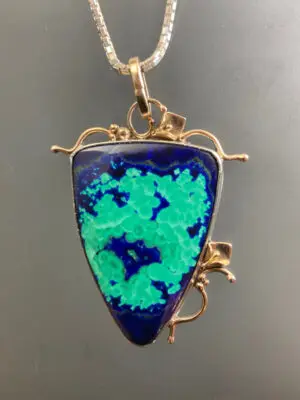P 2176 Azurite Malachite