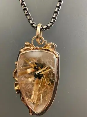 P 2117 Rutilated Quartz