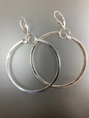ER 2159 Calla Lily Hoops -large