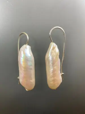 ER 2142 Fresh Water Pearls with Sterling