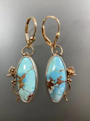 Russian Turquoise Earrings